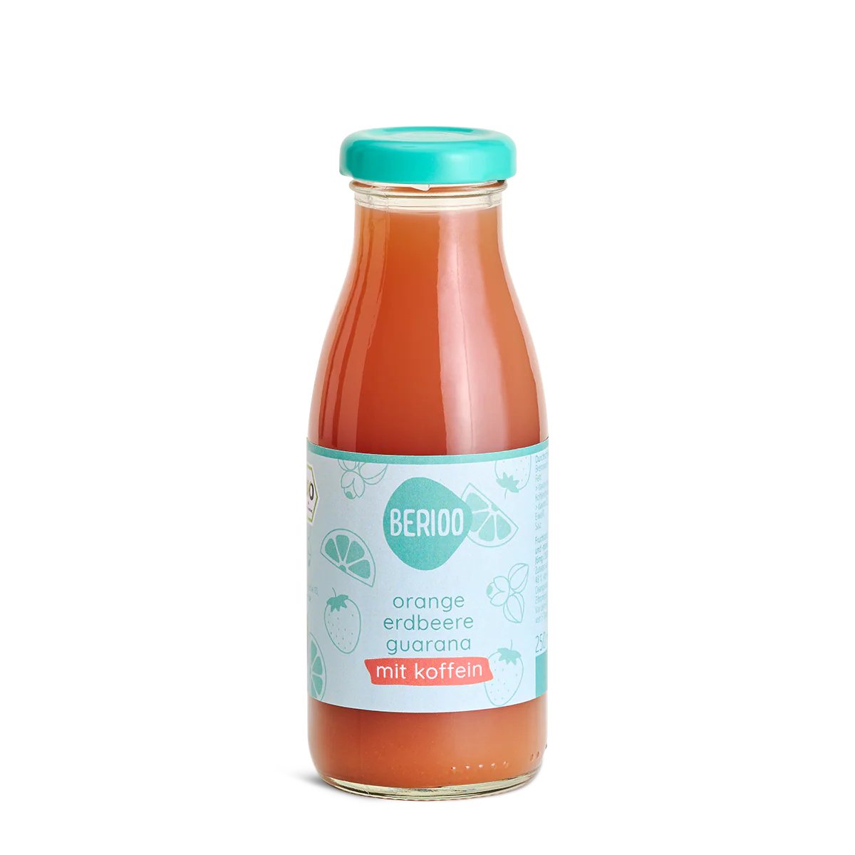 Berioo Saft: Orange, Erdbeere, Guarana - Bio & Vegan, 250ml