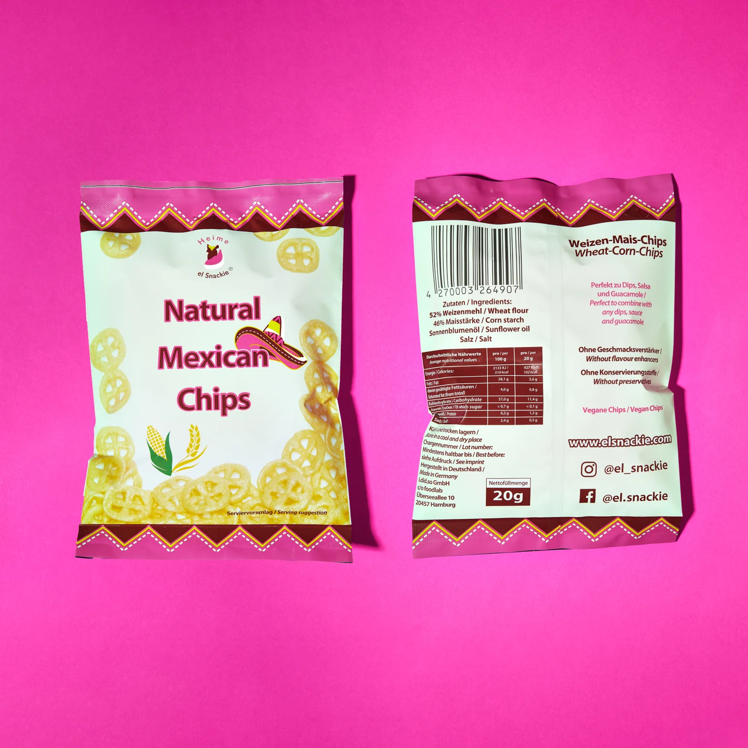 el Snackie Natural mexican Chips - Image 3