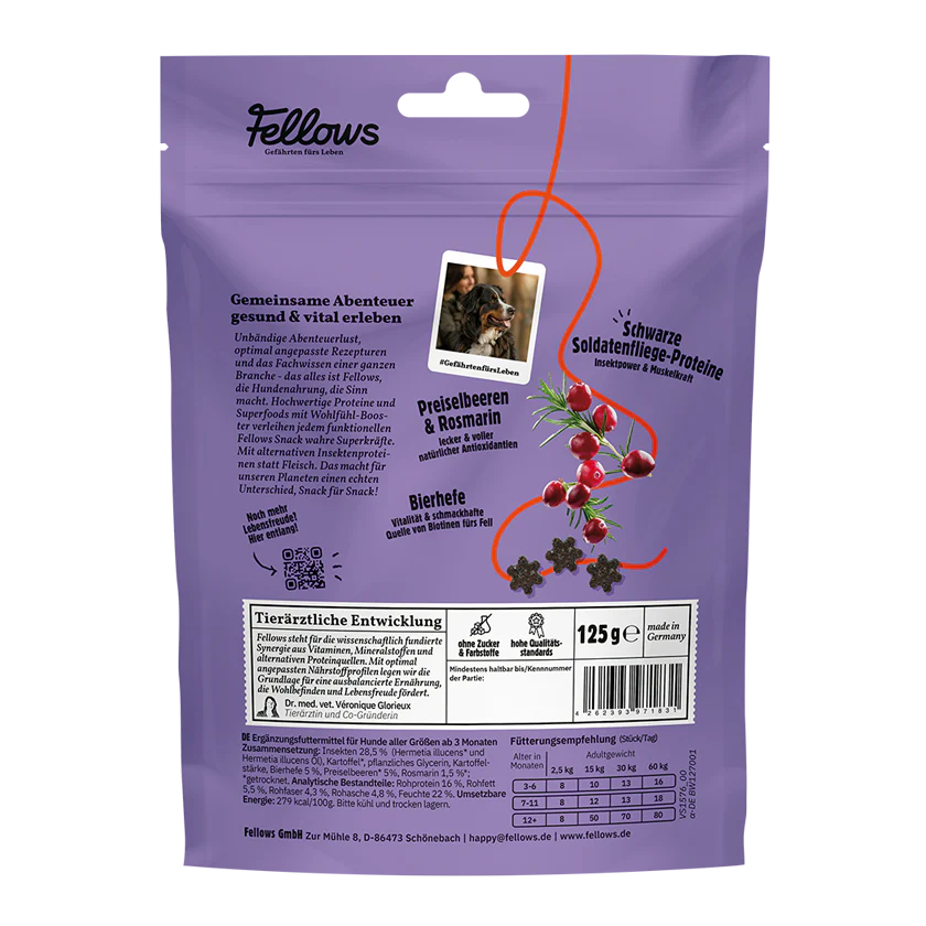 Fellows, Kraftkerne Snack, 8x125g - Image 3
