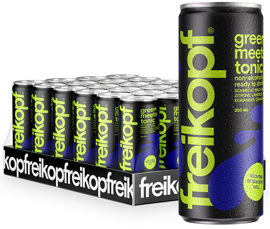 Freikopf Green Meets Tonic (Alc. 0,05% Vol), 250ml - Image 4