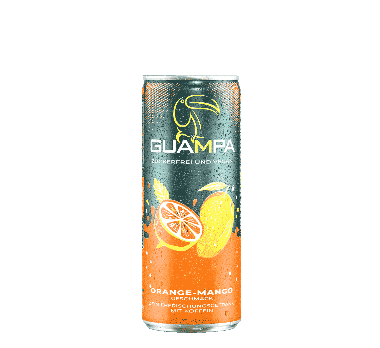GUAMPA, Flavored Soda Orange-Mango, 250 ml