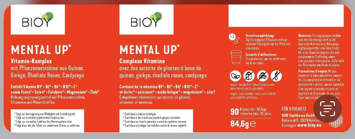 Bioy Mental Up Kapseln - Image 4