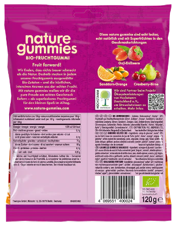 Nature Gummies, Simply Super Bio-Fruchtgummi, 120 g - Image 2