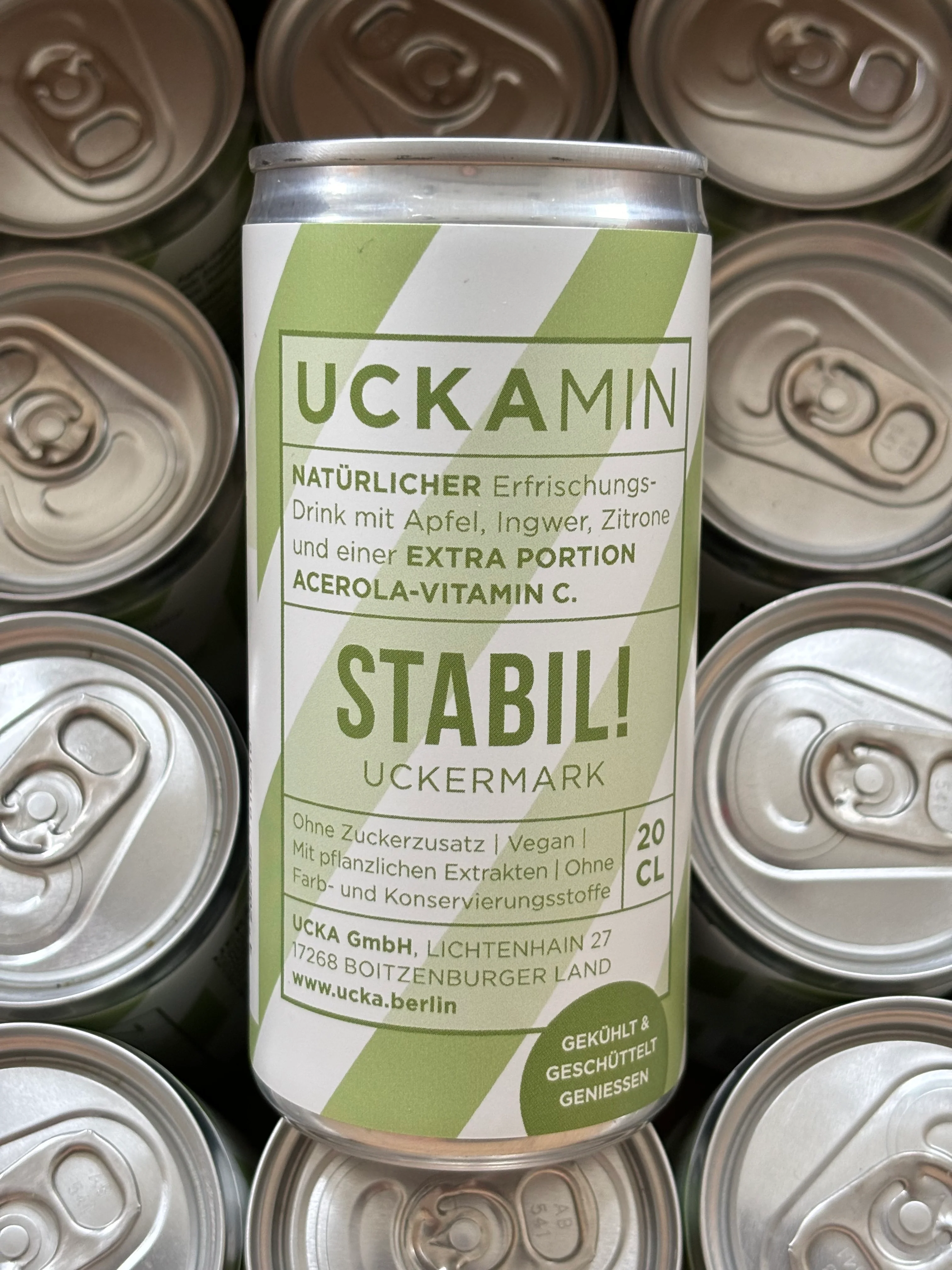 UCKAMIN STABIL - Natürlicher Immunbooster – Ingwer-Shot mit Acerola-Vitamin C · Zusatzfrei - Image 2